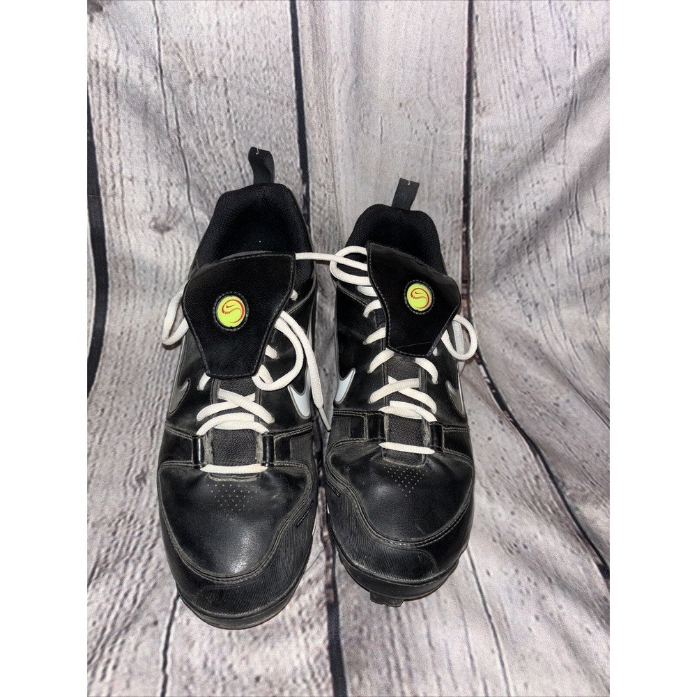 Nike Women's Unify Metal Baseball Cleats Size 10 Black/White 415179 001